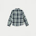 Juniors All-Over Checked Shirt with Long Sleeves-Shirts-thumbnailMobile-2