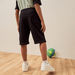 XYZ Printed Shorts with Drawstring Closure and Pockets-Shorts-thumbnail-3