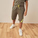 XYZ Panelled T-shirt and Shorts Set-Clothes Sets-thumbnailMobile-2