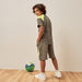 XYZ Panelled T-shirt and Shorts Set-Clothes Sets-thumbnail-3