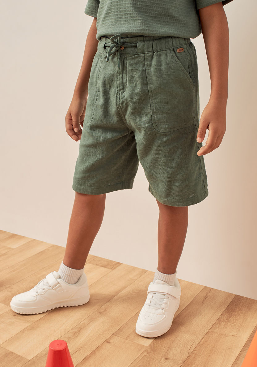 Eligo Solid Shorts with Pockets-Shorts-image-0