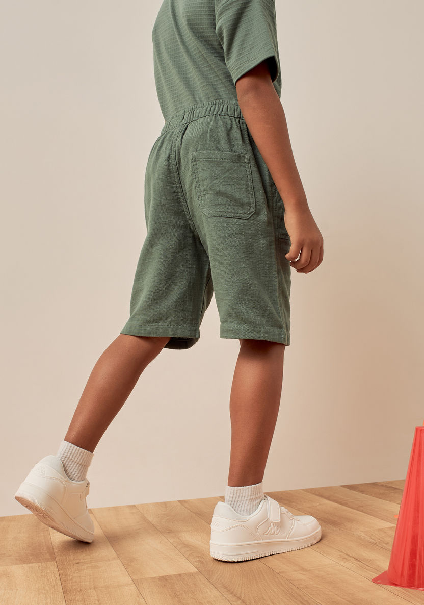 Eligo Solid Shorts with Pockets-Shorts-image-3