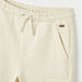 Eligo Solid Shorts with Drawstring Closure and Flap Pockets-Shorts-thumbnailMobile-1