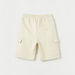 Eligo Solid Shorts with Drawstring Closure and Flap Pockets-Shorts-thumbnail-3