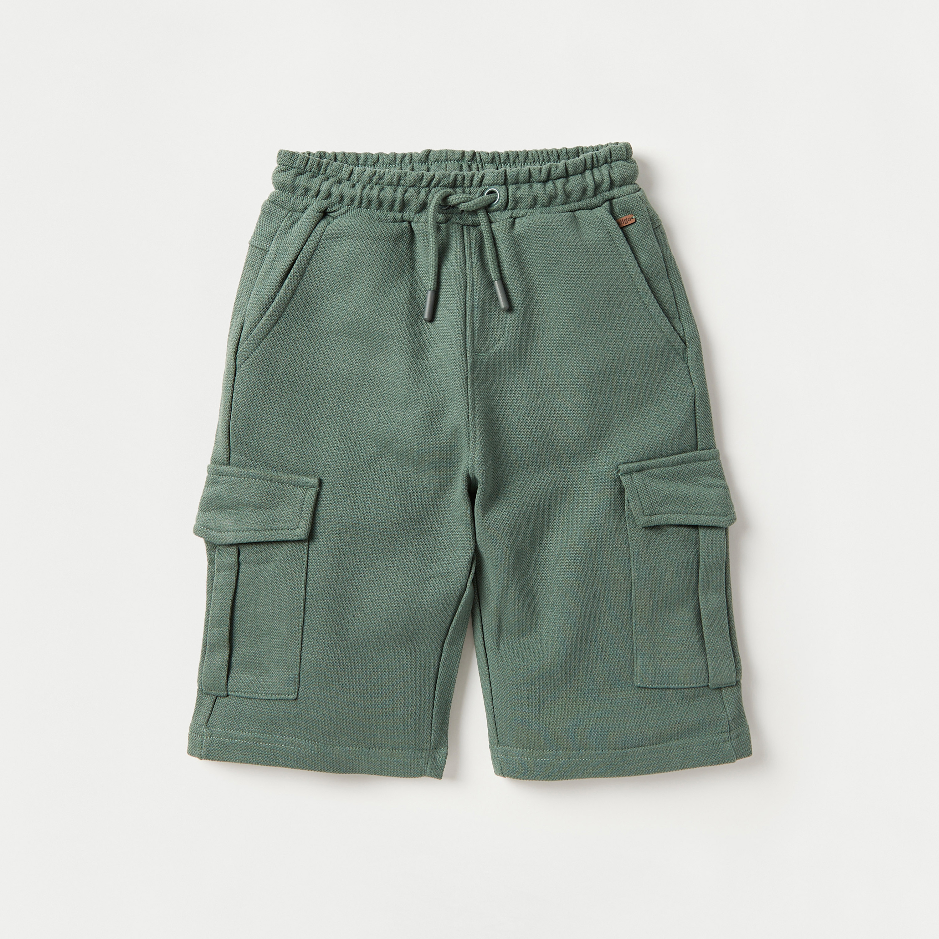 Eligo Striped T-shirt and Solid Shorts Set-boys-clothing-setsandcoords-image-3