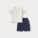Eligo Striped T-shirt and Shorts Set-Clothes Sets-thumbnail-0