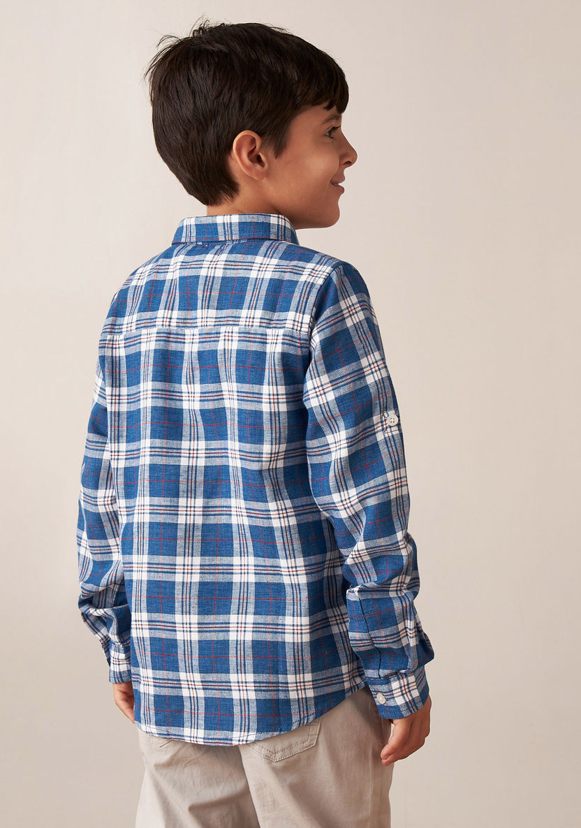 Lee Cooper All-Over Checked Shirt with Pocket-Shirts-image-2