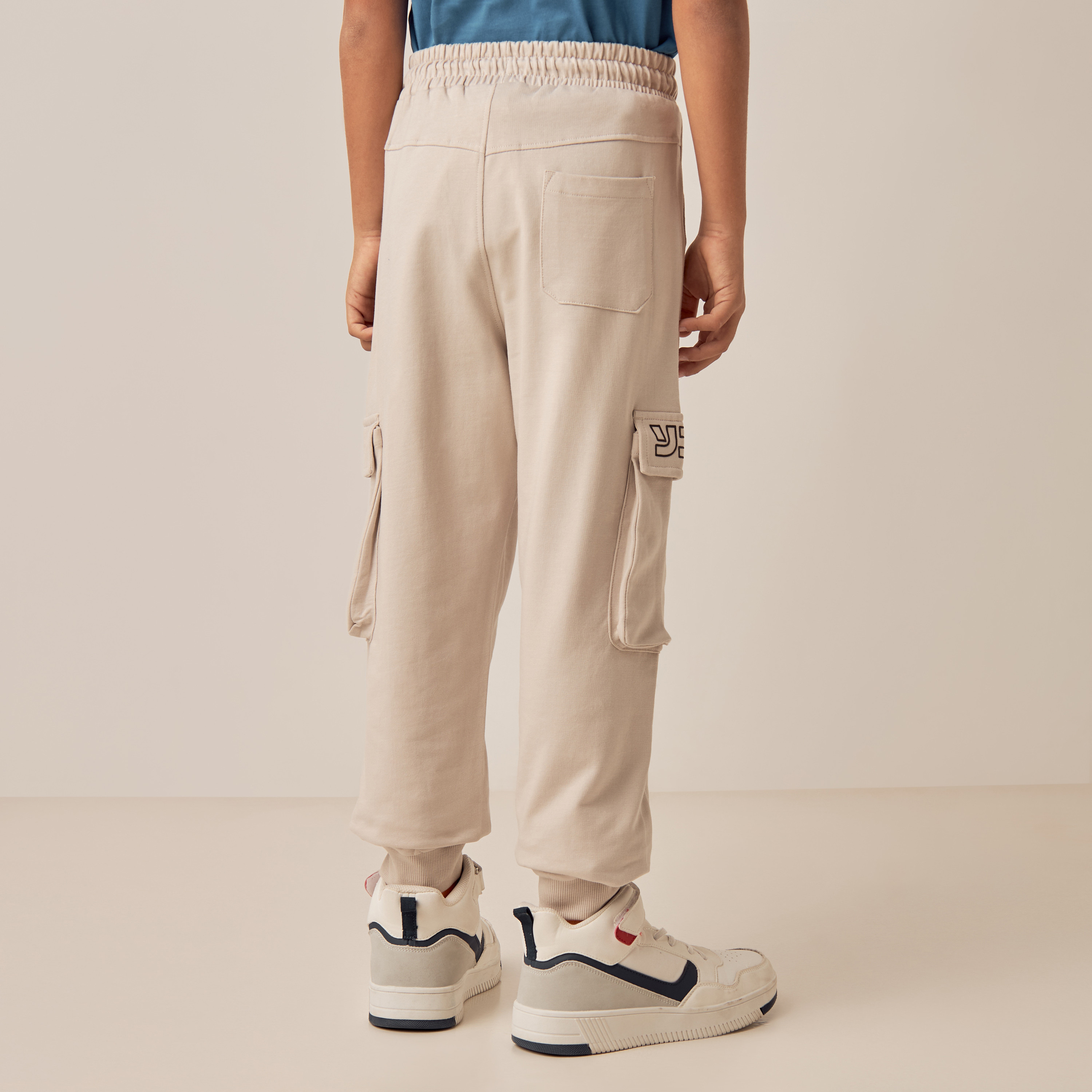 Sonic The Hedgehog Print Joggers with Drawstring Closure-boys-clothing-bottoms-joggersandtrackpants-image-3