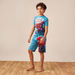 Spider-Man Print Rashguard and Swim Shorts Set-Swimwear-thumbnailMobile-0