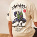 TV Tokyo Naruto Print Crew Neck T-shirt with Short Sleeves-T Shirts-thumbnail-3