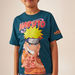 TV Tokyo Naruto Print Crew Neck T-shirt with Short Sleeves-T Shirts-thumbnail-3