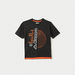 Kappa Graphic Print T-shirt with Short Sleeves-T Shirts-thumbnail-0
