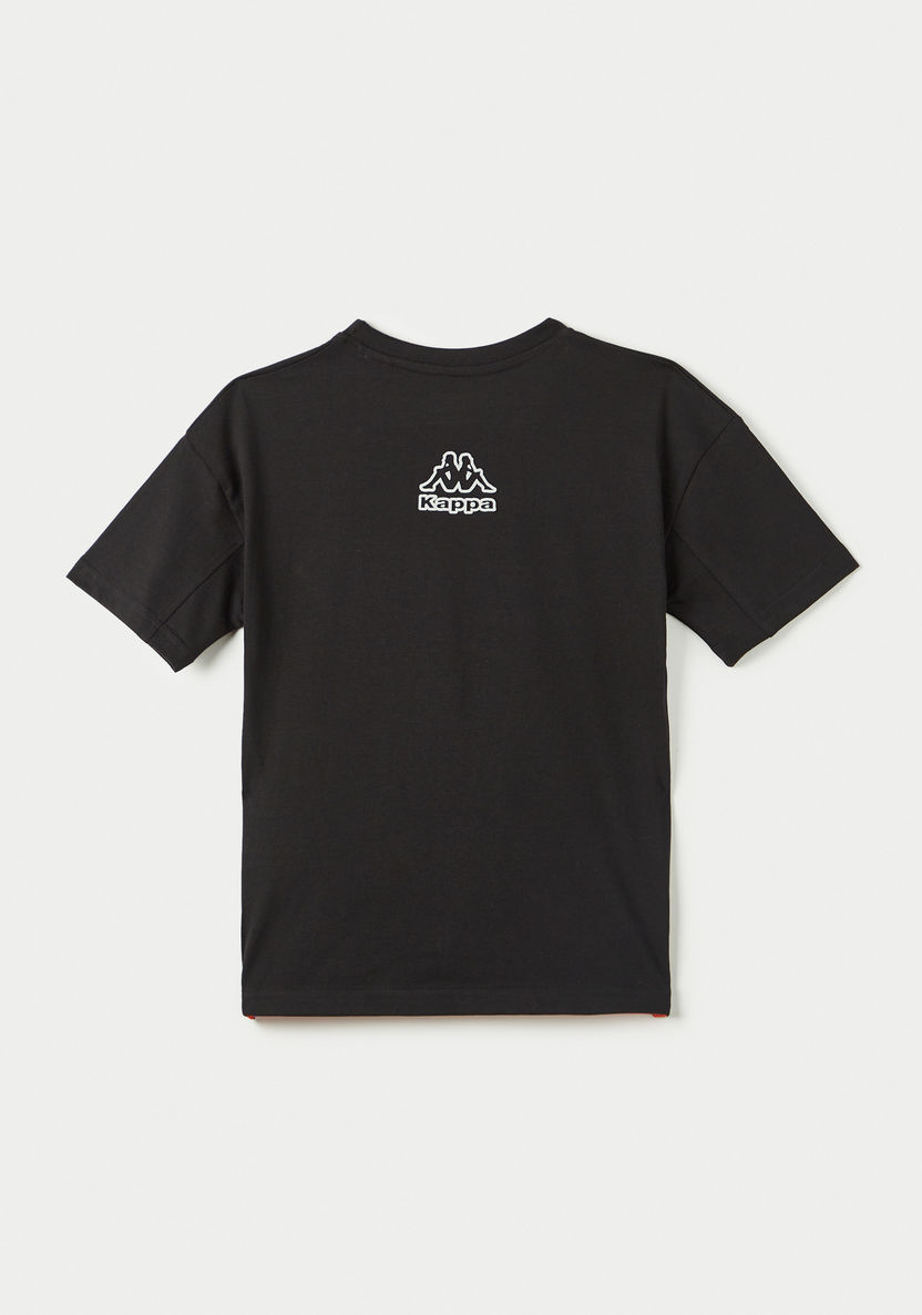 Kappa Graphic Print T-shirt with Short Sleeves-T Shirts-image-4