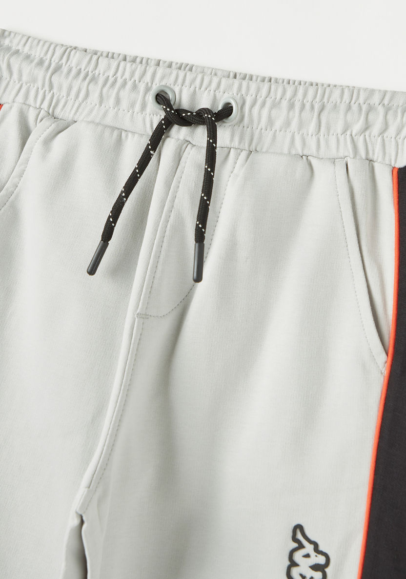 Kappa Cut and Sew Joggers with Drawstring Closure and Pockets-Joggers-image-1