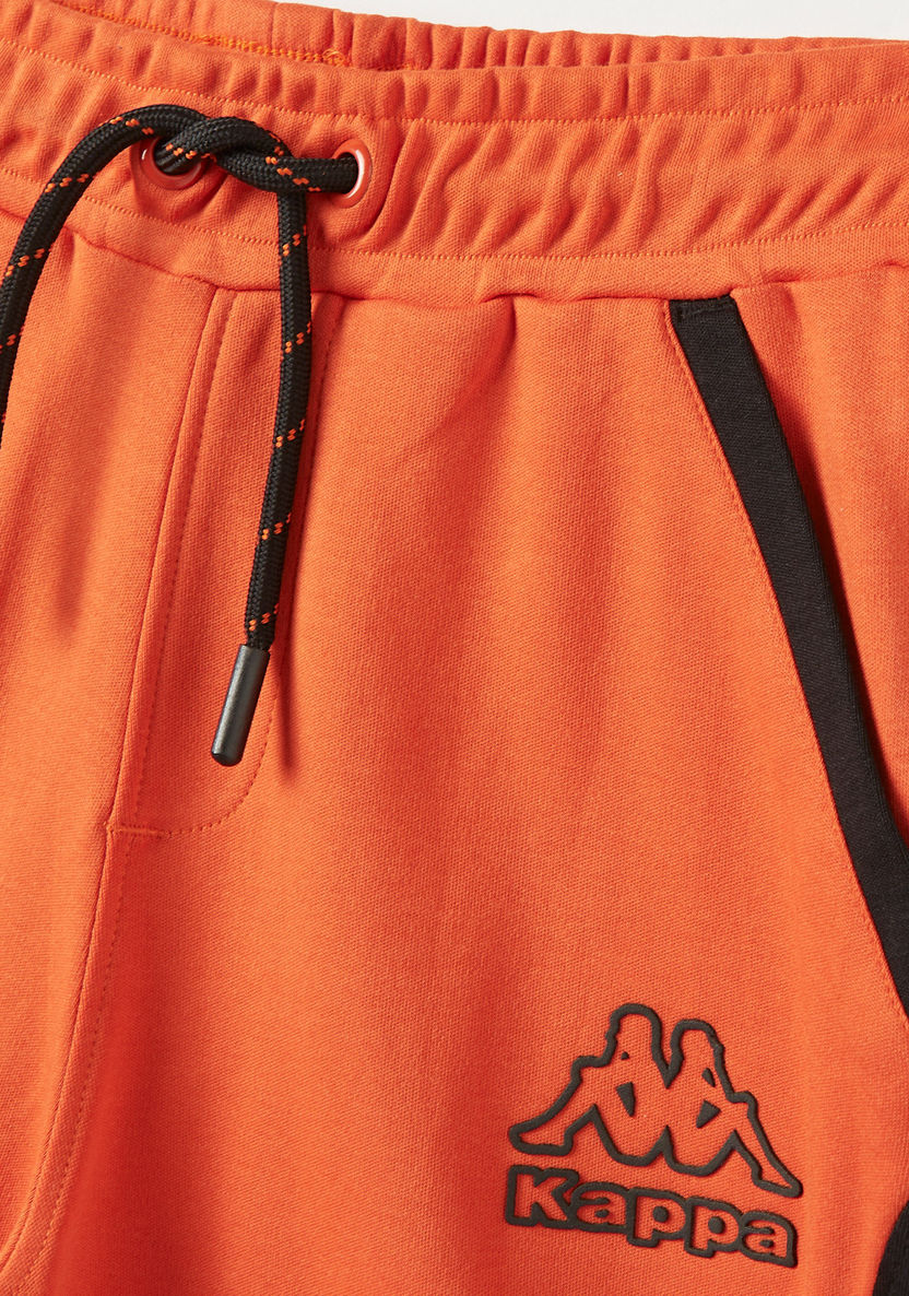 Kappa Panelled Shorts with Drawstring Closure-Shorts-image-1