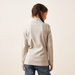 Juniors Textured Turtle Neck T-shirt with Long Sleeves-T Shirts-thumbnail-2
