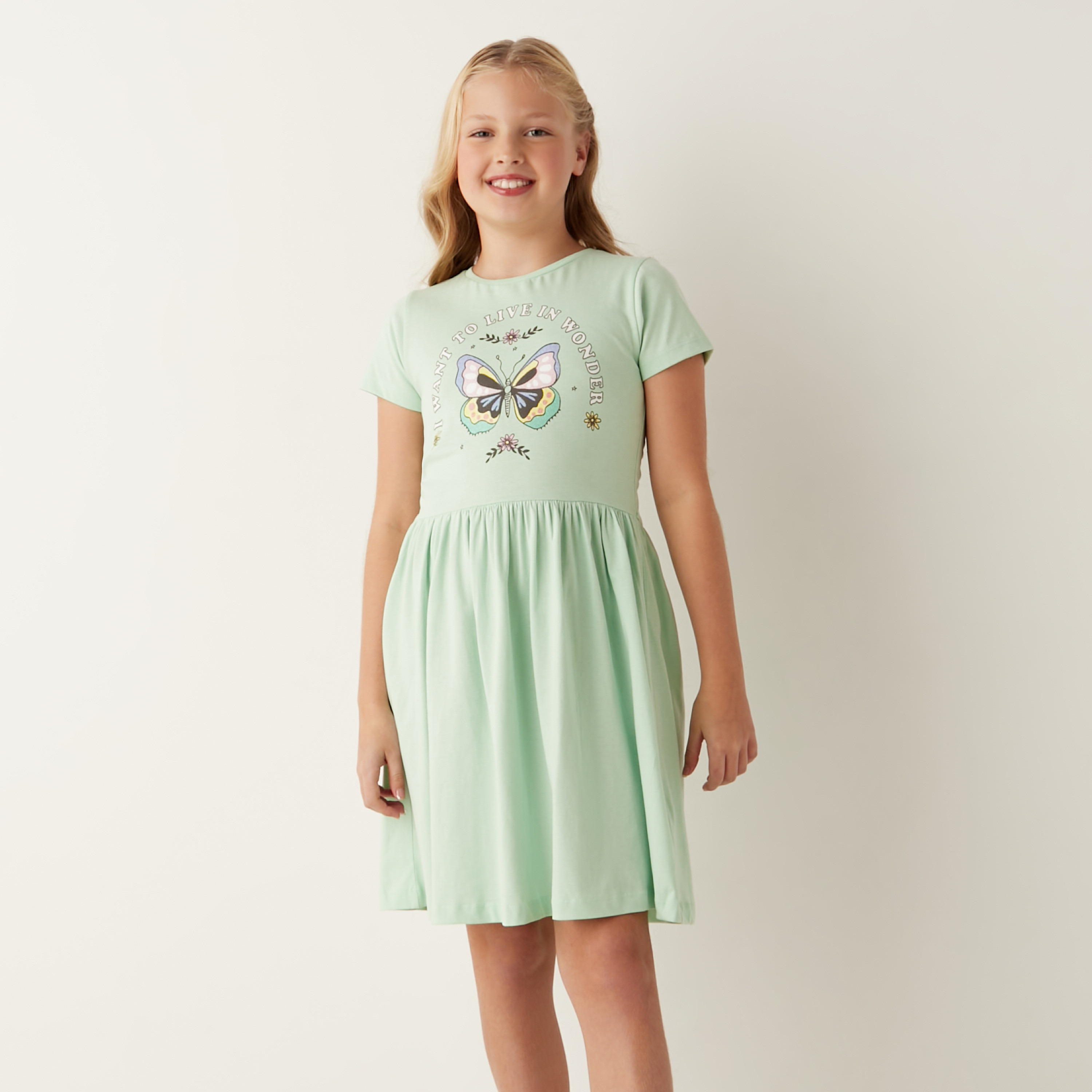 Short sleeve cheap junior dresses