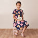 Juniors All-Over Print Dress with Short Sleeves-Dresses%2C Gowns and Frocks-thumbnailMobile-0