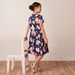 Juniors All-Over Print Dress with Short Sleeves-Dresses%2C Gowns and Frocks-thumbnailMobile-3