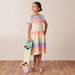 Juniors Striped Dress with Short Sleeves-Dresses%2C Gowns and Frocks-thumbnail-0