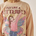 Juniors Glitter Graphic Print Pullover with Long Sleeves and Crew Neck-Sweatshirts-thumbnail-2