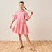 Juniors Solid Shirt Dress with Ruffles-Dresses%2C Gowns and Frocks-thumbnail-1