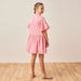 Juniors Solid Shirt Dress with Ruffles-Dresses%2C Gowns and Frocks-thumbnail-3