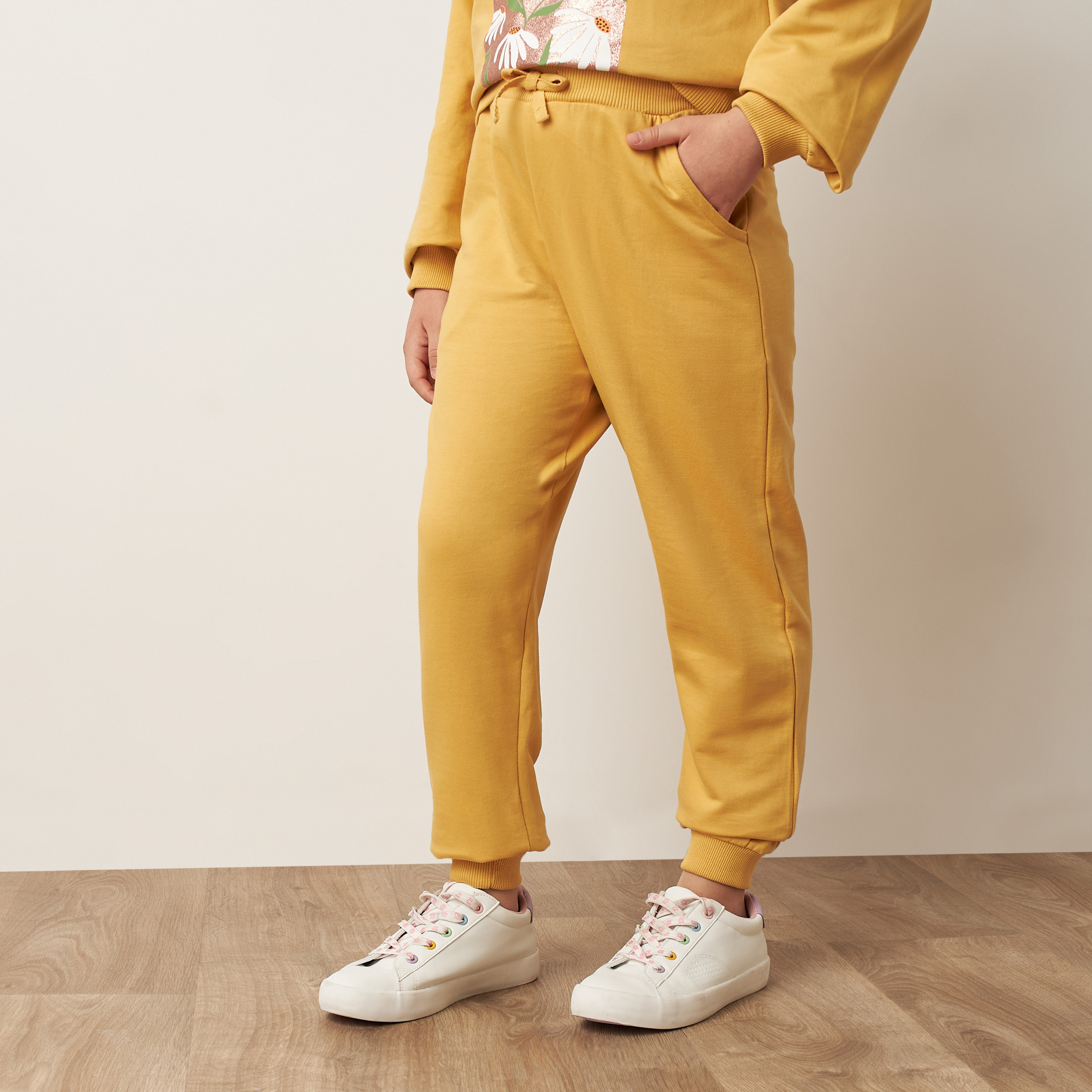 Juniors Floral Print Sweatshirt and Joggers Set-girls-clothing-setsandcoords-image-3