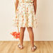 Eligo Floral Print Schiffli A-line Skirt with Tie-Up Belt-Skirts-thumbnailMobile-3