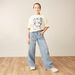Lee Cooper Girls' Wide Leg Jeans-Pants-thumbnailMobile-1