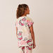 Sanrio All-Over Hello Kitty Print T-shirt with Short Sleeves and Round Neck-T Shirts-thumbnail-3