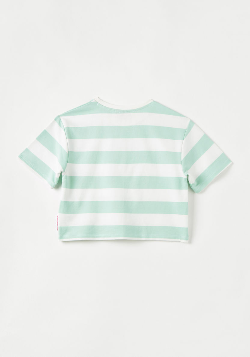 Sanrio Hello Kitty Applique Detail T-shirt-T Shirts-image-3