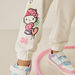 Sanrio Hello Kitty Glitter Print Joggers with Pockets and Drawstring Closure-Joggers-thumbnailMobile-2
