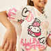 Sanrio All-Over Hello Kitty Print Dress with Short Sleeves-Dresses%2C Gowns and Frocks-thumbnail-2