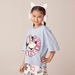 Disney Minnie Mouse Print Crew Neck T-shirt with Short Sleeves-T Shirts-thumbnailMobile-0