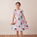 Disney All-Over Minnie Mouse Print Dress with Short Sleeves-Dresses%2C Gowns and Frocks-thumbnailMobile-1