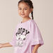 Snoopy Print T-shirt with Crew Neck and Short Sleeves-T Shirts-thumbnail-3