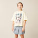 Hatsune Miku Graphic Print T-shirt with Short Sleeves-T Shirts-thumbnailMobile-0