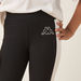 Kappa Logo Detail Leggings with Elasticised Waistband-Leggings-thumbnail-2