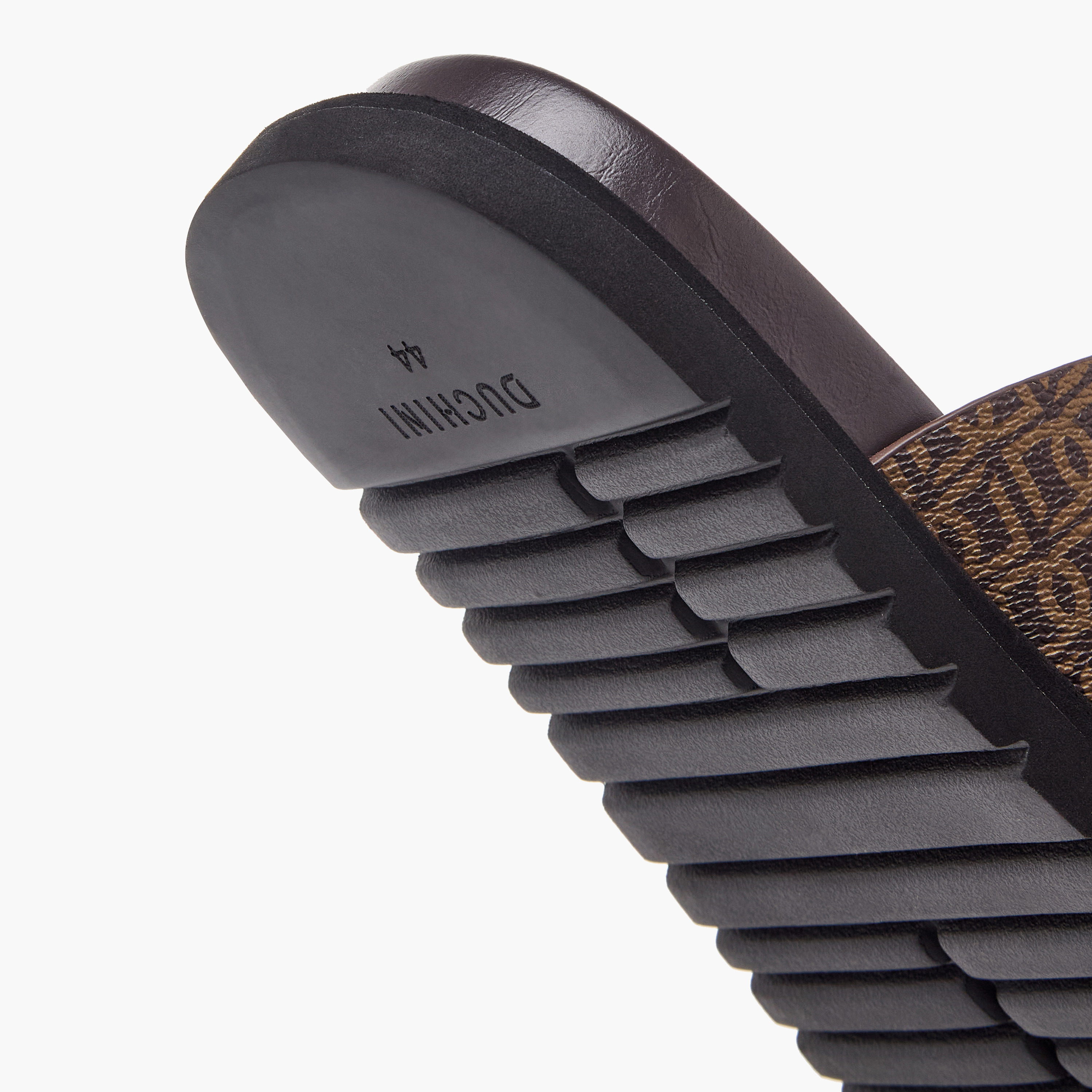 Duchini Men Monogram Print Comfort Sandals-men-shoes-sandals-image-8