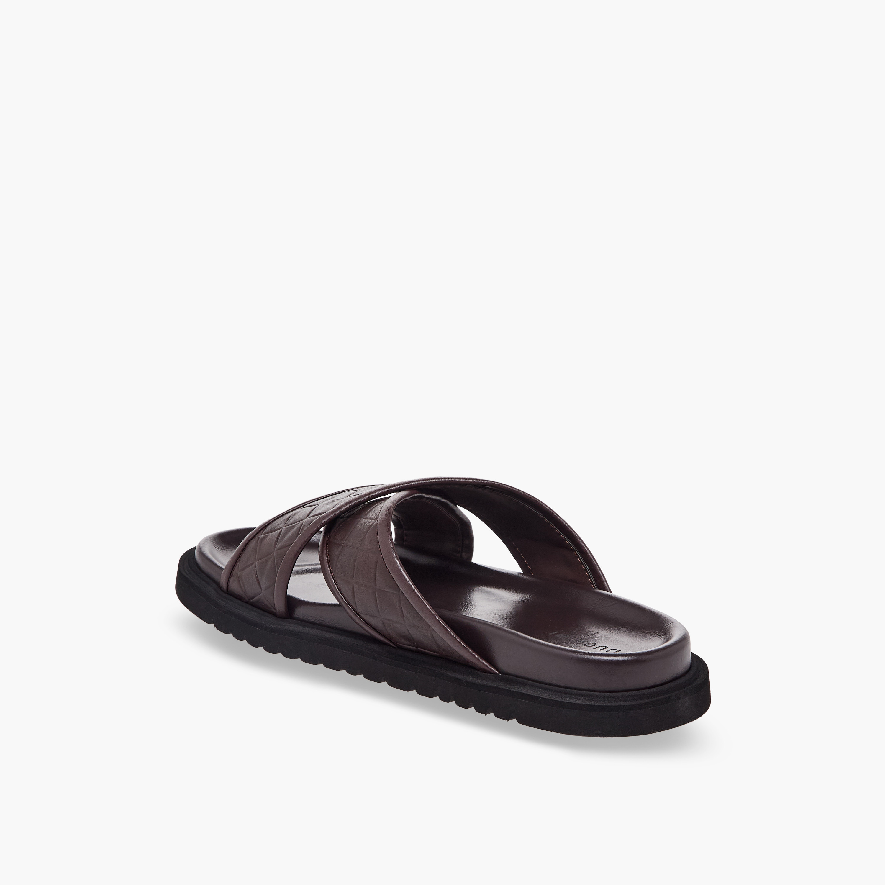 Duchini Men Quilted Criss-Cross Comfort Sandals-men-shoes-sandals-image-4