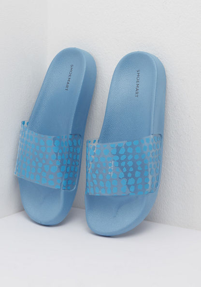 Printed Slip-On Slides-Women%27s Flip Flops & Beach Slippers-image-3