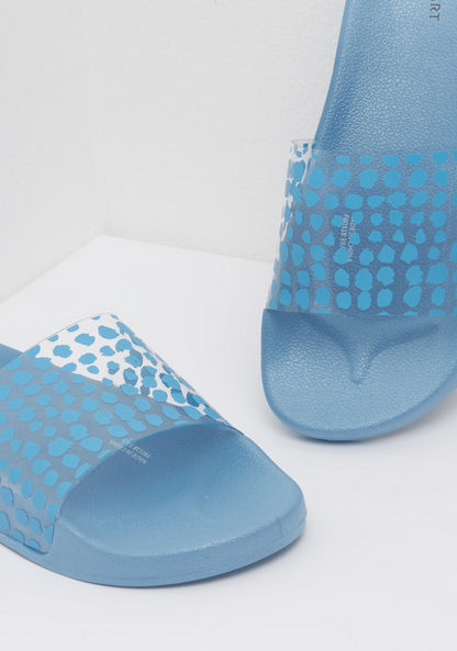 Printed Slip-On Slides-Women%27s Flip Flops & Beach Slippers-image-4