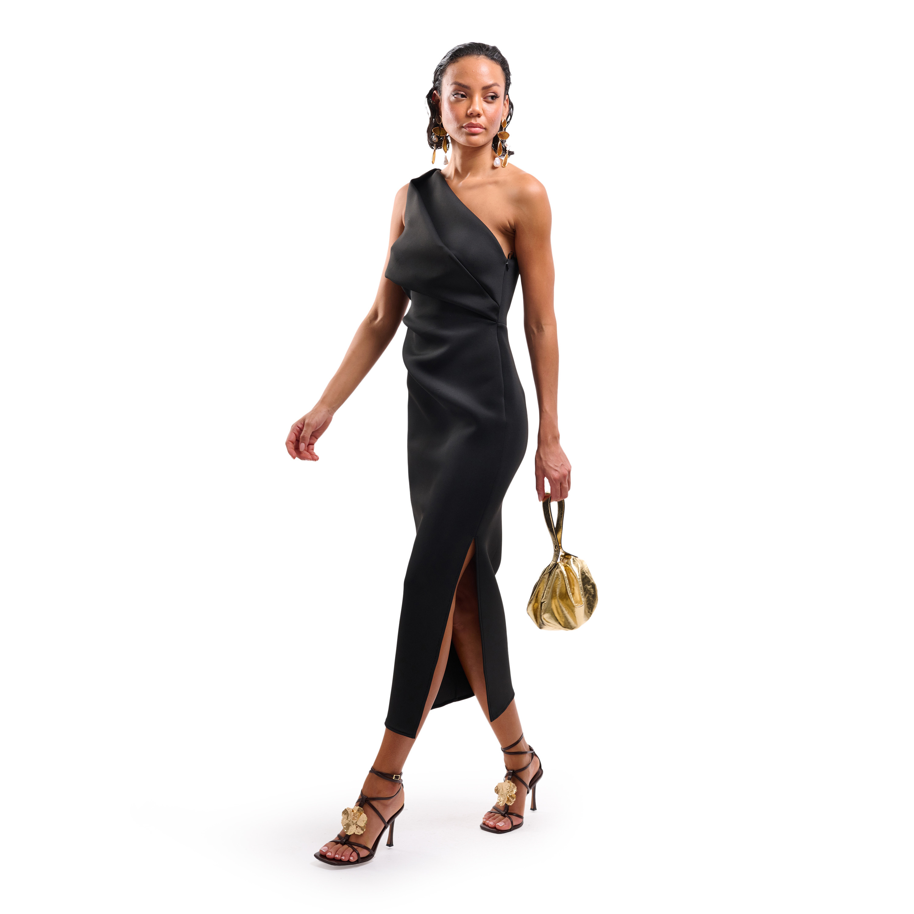 فستان ميدي نسائي "شيث" بكتف واحد من فايا-women-clothing-dresses-image-8