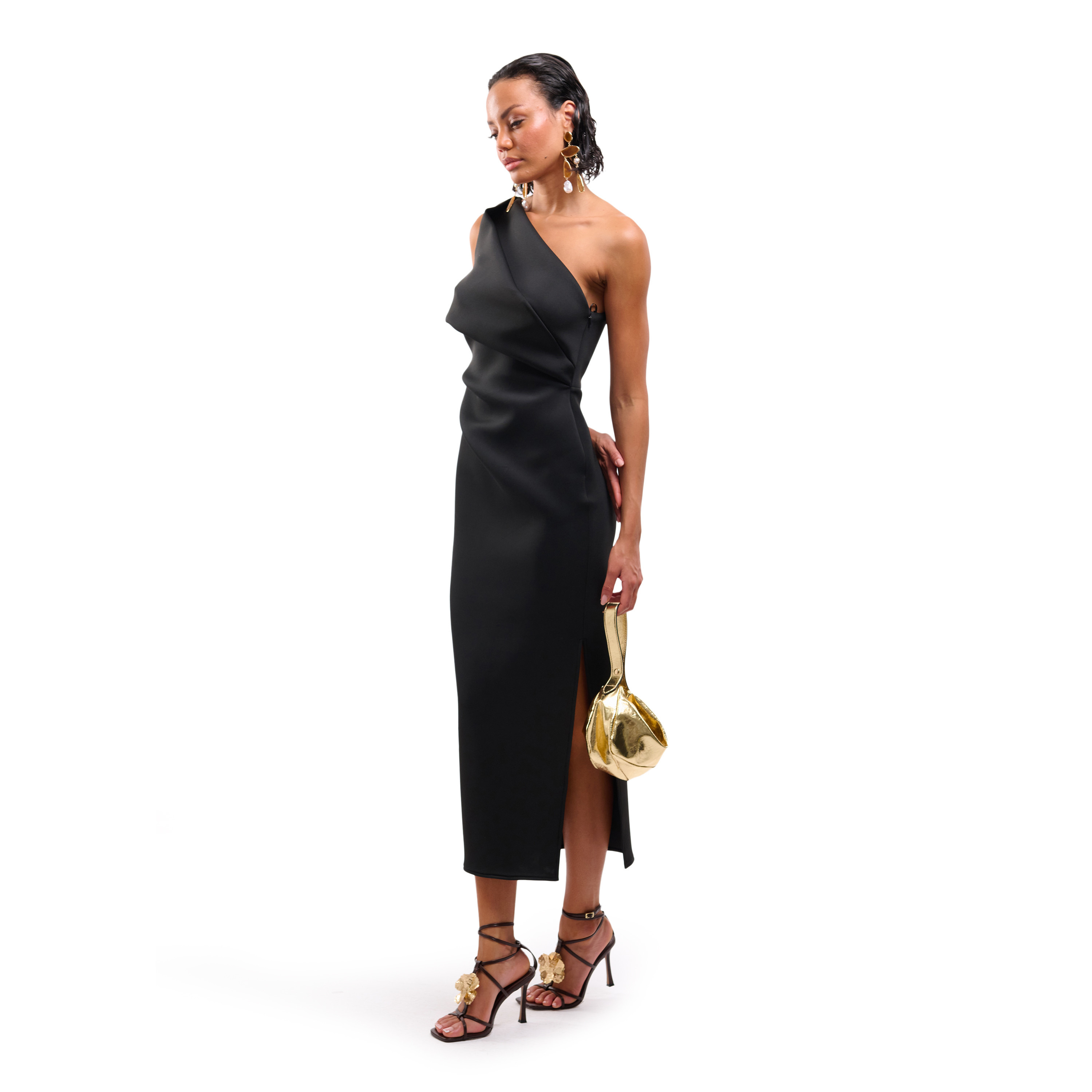 فستان ميدي نسائي "شيث" بكتف واحد من فايا-women-clothing-dresses-image-9