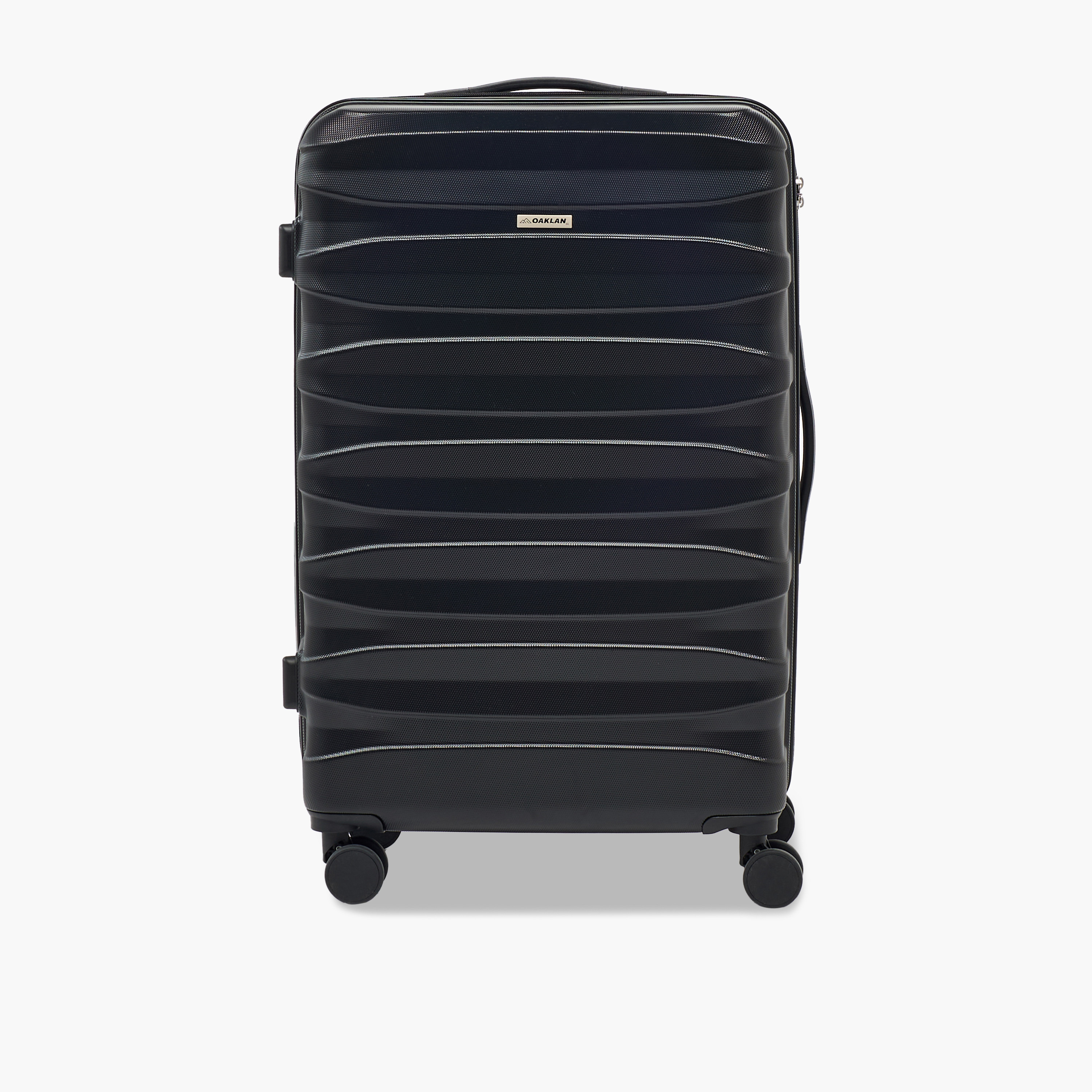 Oaklan by Shoexpress Textured Hardcase Luggage Trolley with Retractable Handle - Cabin-travel-luggagesandbags-luggage-image-18