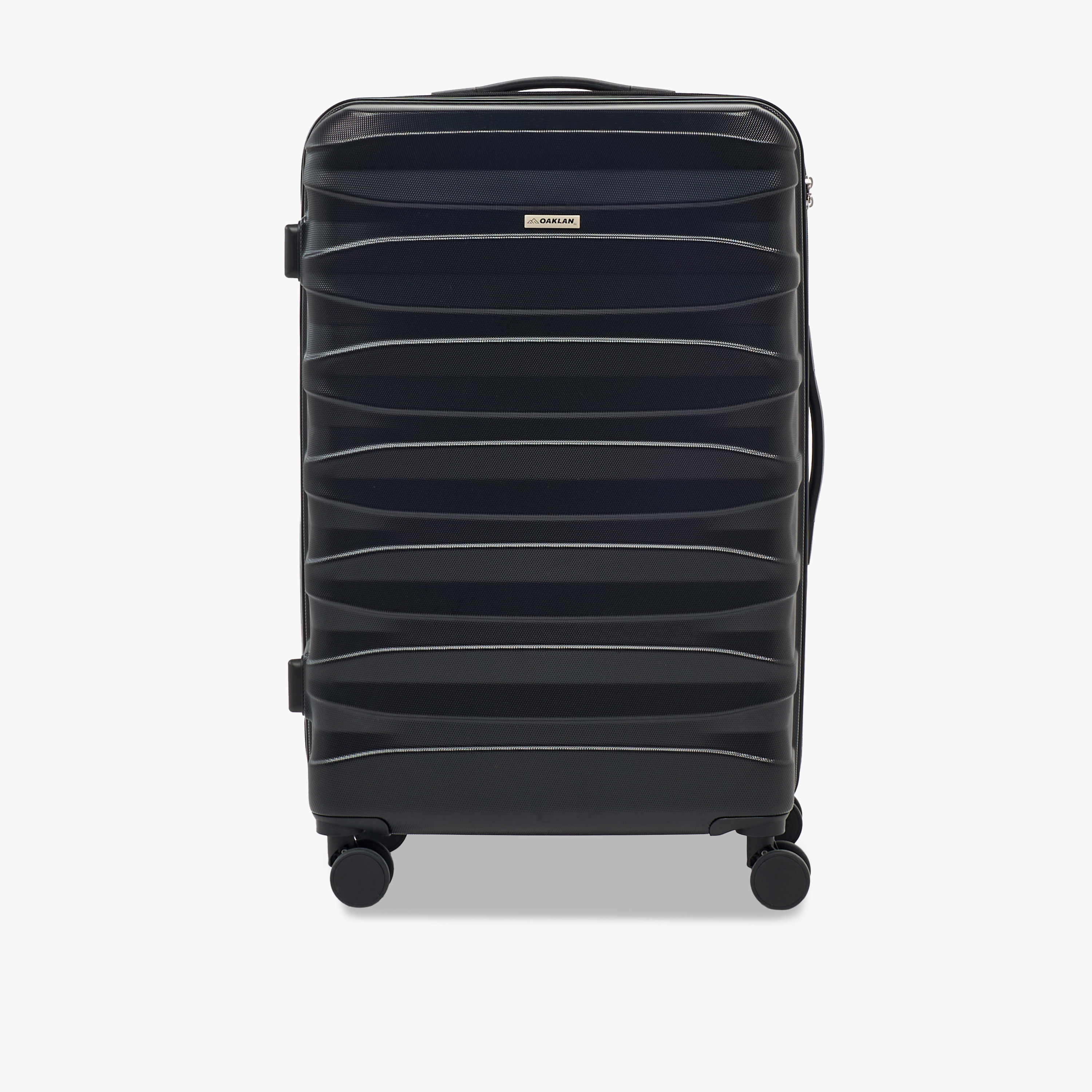Oaklan by Shoexpress Textured Hardcase Luggage Trolley with Retractable Handle - Cabin-travel-luggagesandbags-luggage-image-5