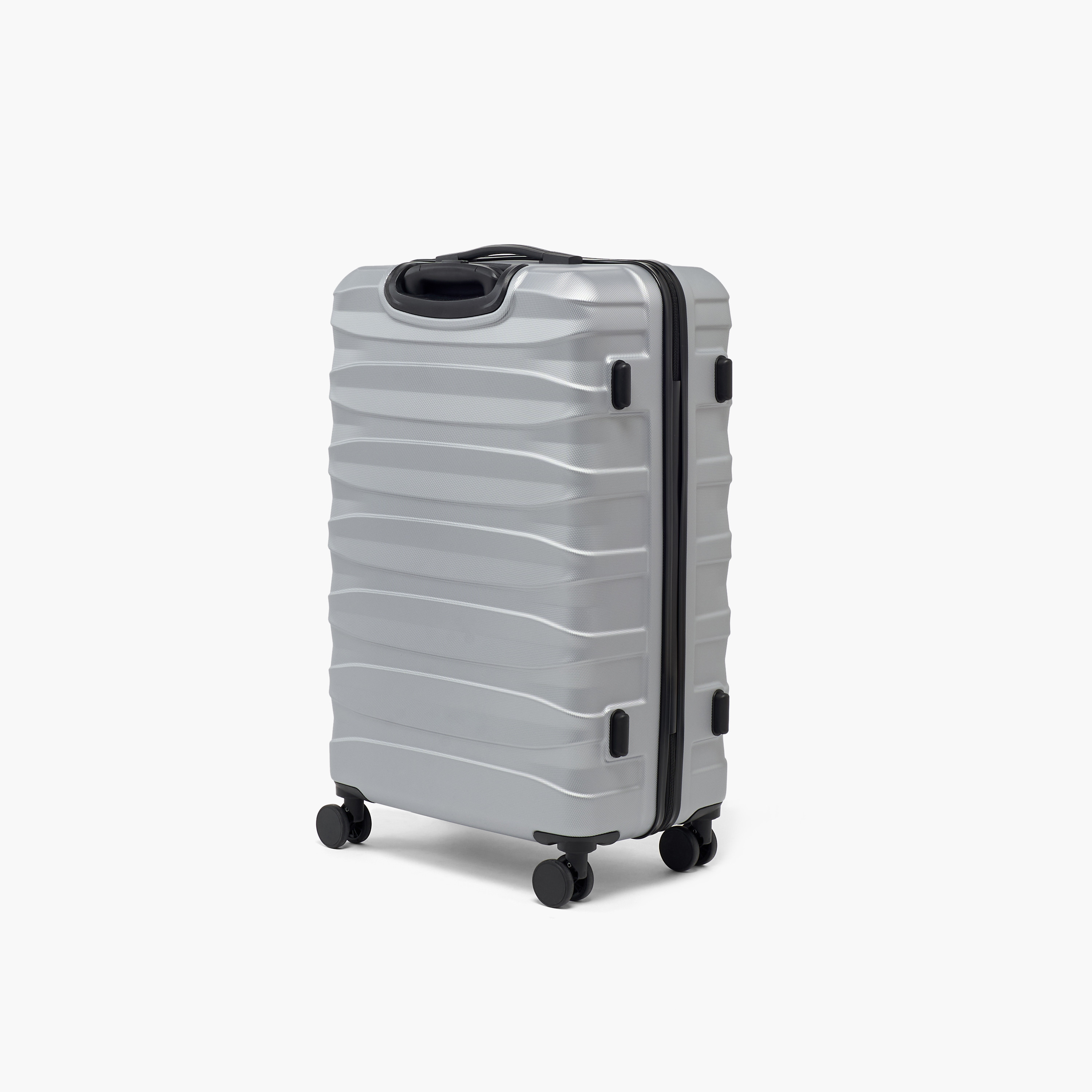 Oaklan by Shoexpress Textured Hardcase Luggage Trolley with Retractable Handle - Cabin-travel-luggagesandbags-luggage-image-5