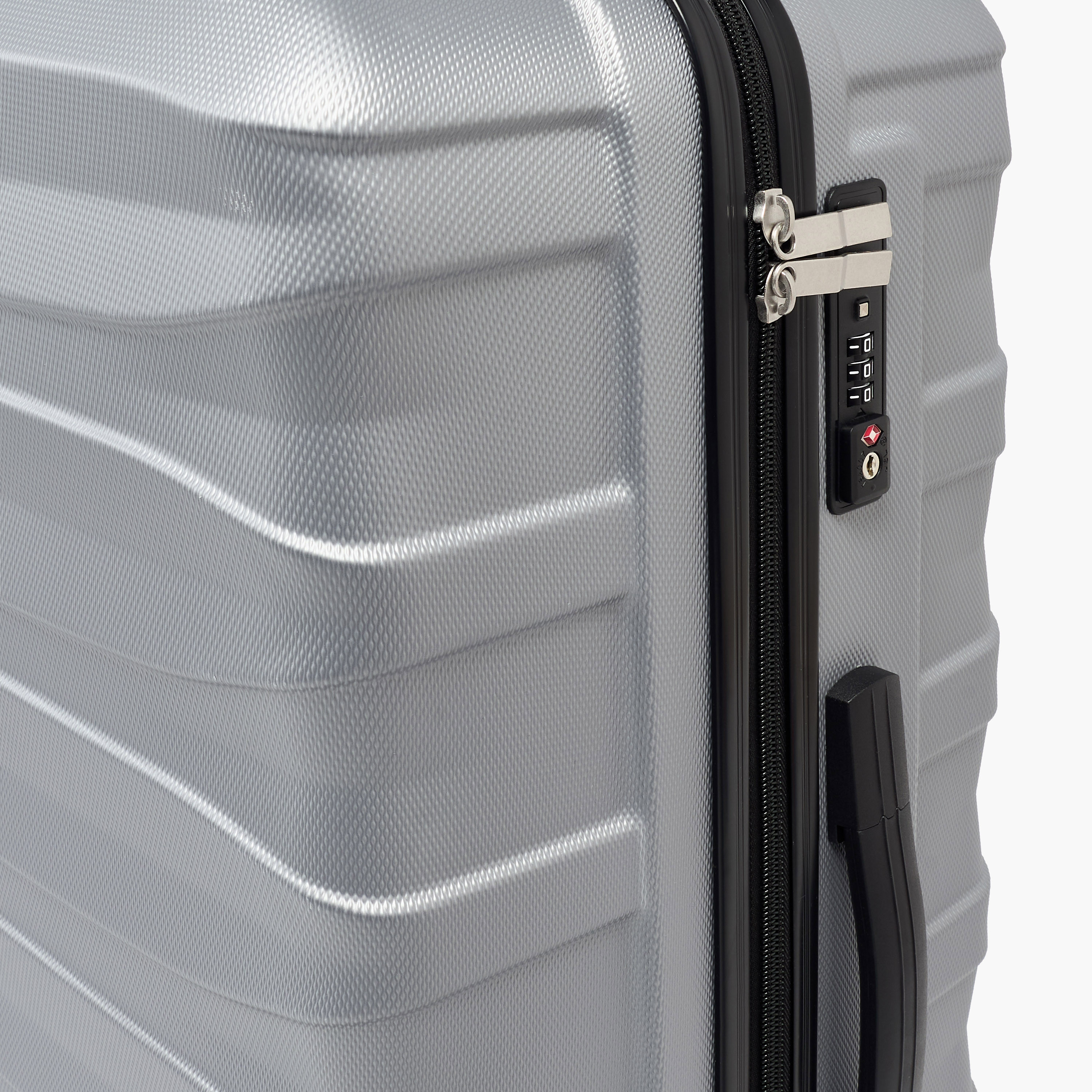 Oaklan by Shoexpress Textured Hardcase Luggage Trolley with Retractable Handle - Cabin-travel-luggagesandbags-luggage-image-6