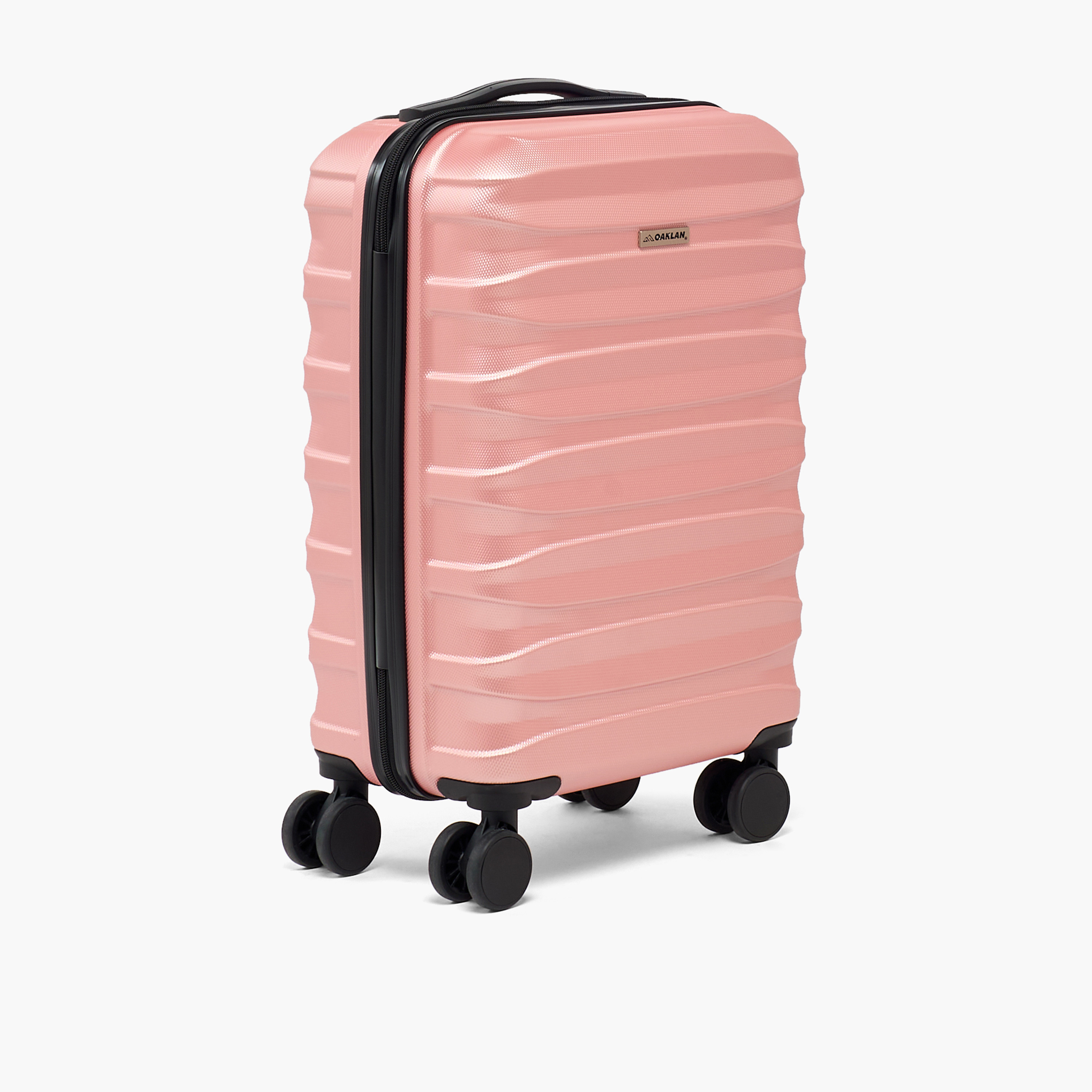 Oaklan by Shoexpress Textured Hardcase Luggage Trolley with Retractable Handle - Cabin-travel-luggagesandbags-luggage-image-15